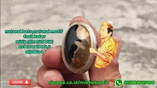 Langka tapi ada,Fosil kelor motif mirip alm.gus dur,imajinasi masing2 ya #akik #batuakik #indonesia 