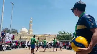 Pradeshi Hatemalo Vs Kaski Samaj UAE Volleyball 2023 3rd Set