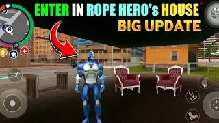 How to enter in house in rope hero vice town / rope hero vice town me ghar ke andar kaise jaye