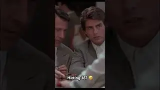 Rain Man Casino Scene: Hitting 18 in Blackjack #movies #casino #blackjack