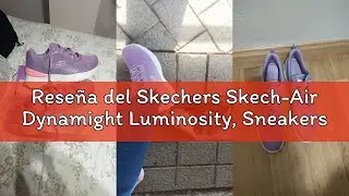 Rese&ntilde;a del Skechers Skech-Air Dynamight Luminosity, Sneakers Mujer, Azul (Navy/Purple), 38 EU