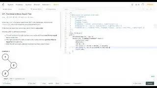 LeetCode November Daily - Day 01 - 501. Find Mode in Binary Search Tree