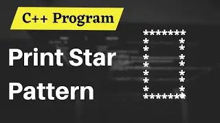 Print Hollow Rectangle in c++ #shorts #StarPattern #C++ #YouTubeshort