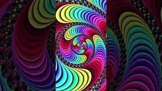 #trippy #psychedelic #shorts Fractal Animation in Multicolor