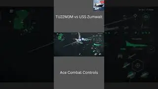 TU22M3M bomber vs USS Zumwalt | Ace Combat Controls| offline gameplay