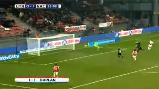 Edouard Duplan First Goal 34' - FC Utrecht vs NAC Breda  3-4 | Eredivisie Dutch 20/03/2015