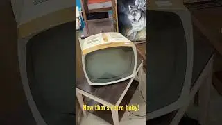 Really Old Vintage TV Found in an Antique Store