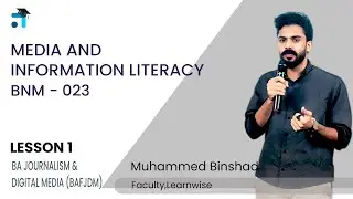 Lesson 1 (BLOCK I) | Media and Information Literacy | BNM 023 | IGNOU Coaching Platform #learnwise