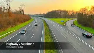Highway / Autobahn  - Ambient sound / Sleeping / Relaxing / Ambience / ASMR