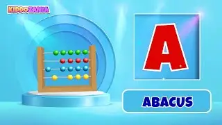 Learn ABC Flashcards for Toddlers - English Vocabulary - Alphabet for Kids - Kiddozania
