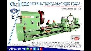 Roll Turning Lathe Machine Manufacturers In India | Heavy Duty Roll Turning Lathe Machine 24 Feet