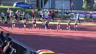 Ht2. 100m Women, UQ Sport Spring Series #1, UQ Athletic Centre 8/07/2018