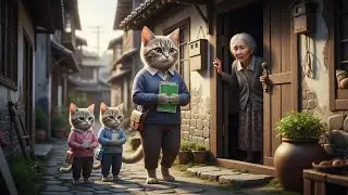 &ldquo;Rich Son Helps Poor Friend | Emotional Cat Family Story
