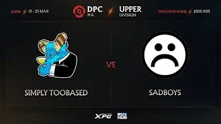 simply TOOBASED vs sadboys, Dota Pro Circuit 2021 NA S2, bo3, game 2 [Adekvat & Inmate]