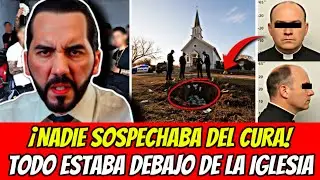 ¡HACE 1 MINUTO! BUKELE INVESTIGA AL CURA: DESCUBREN ENTERRADOS MILLONES DEL BARRIO 18 EN UNA IGLESIA