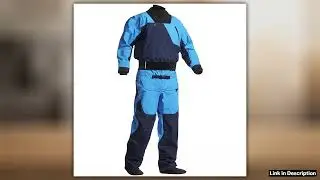 Mens Kayak Drysuit 3Layer Waterproof Fabric Latex Gasket Neoprene Thrust Ocean River M42 Premium Qu