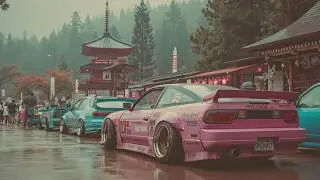 Ultimate Vaporwave Rainy JDM Drive | Aggressive Phonk Car Edit Mix | Lo-fi Aesthetic Vibe