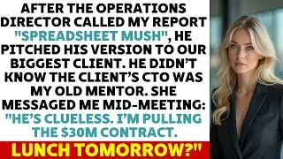 Mentor saw the OPERATIONS DIRECTOR's bad pitch, PULLED $30M CONTRACT, then asked me to LUNCH
