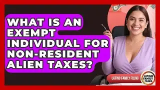 What Is An Exempt Individual For Non-resident Alien Taxes? - Latino Family Filing
