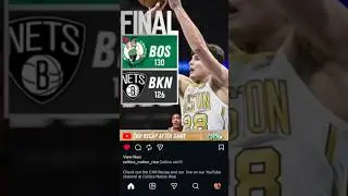 Carl breaks down the double OT win against the Nets #viral #celtics #celticswin #win #nets #nba