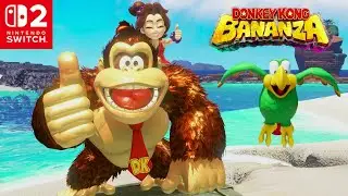 Donkey Kong Bananza DLC Finale - Void Kong's Ending Story & New Credits (DK Island)