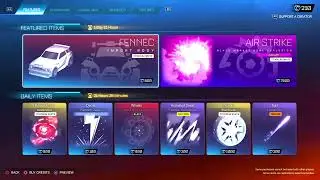 Rocket League Item Shop HD [NEW TITANIUM WHITE FENNEC! - TITANIUM WHITE AIR STRIKE!] Ryufalcon Blue