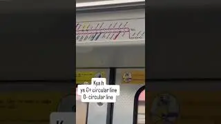 Ye chal kya raha h Delhi metro ki pink line me koi explain karega kya #delhimetro #metro #changes