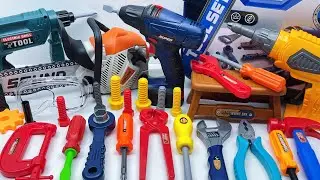 13-Minute Unboxing: A collection of professional power tools, from drills to chainsaws | toy review