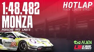 Le Mans Ultimate Hotlap: Porsche 992 LMGT3  @ Monza | Update 5