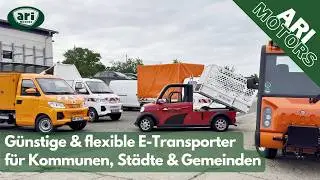 Der perfekte Elektrotransporter f&uuml;r St&auml;dte & Gemeinden &ndash; flexibel, preiswert & nachhaltig