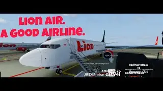 ROBLOX | Lion Air | 737-800 80th Livery | Flight Review