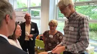 Umweltministerin Ulrike H&ouml;fken auf Energietag bei UrStromMobil