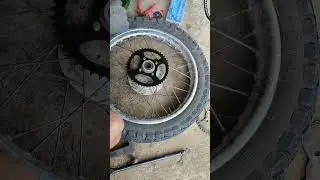 Yamaha XTZ 125 changes Sprocket DIY