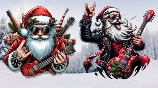 Santa Rockstar Metal Xmas Theme Song