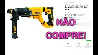 (REALIDADE) MARTELETE DeWalt Dch263b