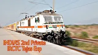 Flat 130..! INDIA'S 2nd Private Train Irctc Tejas Express on Inaugural Run