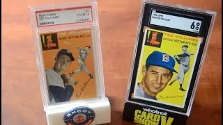 Yellow Vs. Orange Back 1954 Topps Ted Williams