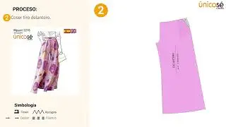 Proceso de costura: Moldes / Patr&oacute;n PANTALON PALAZZO MUJER 2216