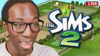 [LIVE] Building A Farmer's House In The Sims 2! | !podcast !vlog !socials