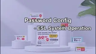 Password Config &ndash; Datallen ESL System Operation