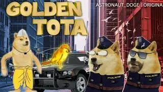 Golden Tota 🐥 || Cheems Doge meme || meme video || Astronaut Doge