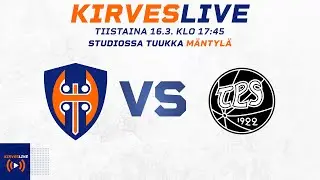 KirvesLive Tappara-TPS 16.3.2021 | Studiossa Tuukka M&auml;ntyl&auml;