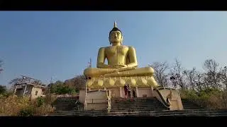 Ch&ugrave;a Phousalao Phật Lớn View S&ocirc;ng M&ecirc; C&ocirc;ng & TP Pakxe Du Lịch L&agrave;o bằng xe Bus từ S&agrave;i G&ograve;n đi Pakxe.
