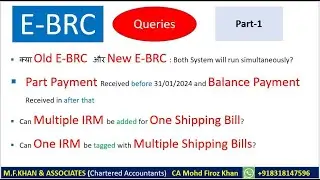 Free E-BRC कैसे Generate Kare| Q & A -Part 1 | Queries of Generating Self e-BRC for Exporters 2024|