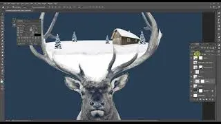 christmas photo manipulation 😍