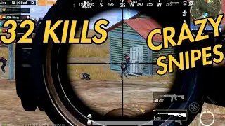 32 Kills | Crazy Snipes | Axom Clan | PUBG Mobile