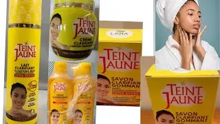 Gamme TEINT JAUNE POUR AVOIR ❤️UnTeint Lumineux