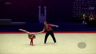 Israel (ISR) - 2021 Acrobatic Worlds, Geneva (SUI) Dynamic  Mixed Pair