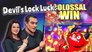 Taking a Whiskey Shot at the Devil's Lock Slot!
