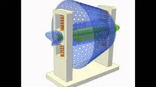 Vibrating screen machine 1